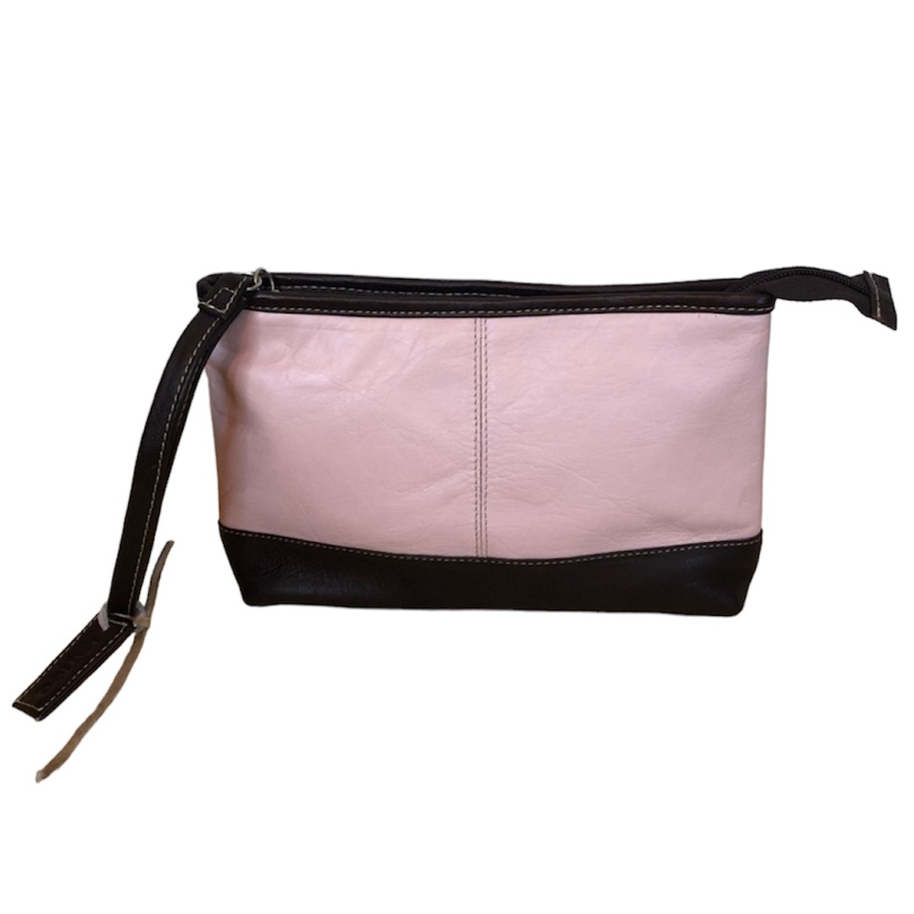 Latico Pink and Black Clutch